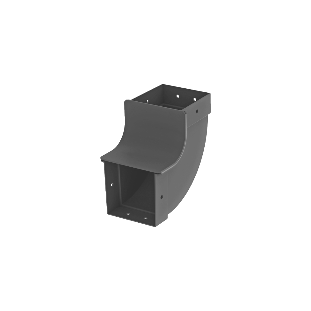 Raceways | Internal Cover Outlet Elbow 100mm Raceways | Internal Cover Outlet Elbow 100mm