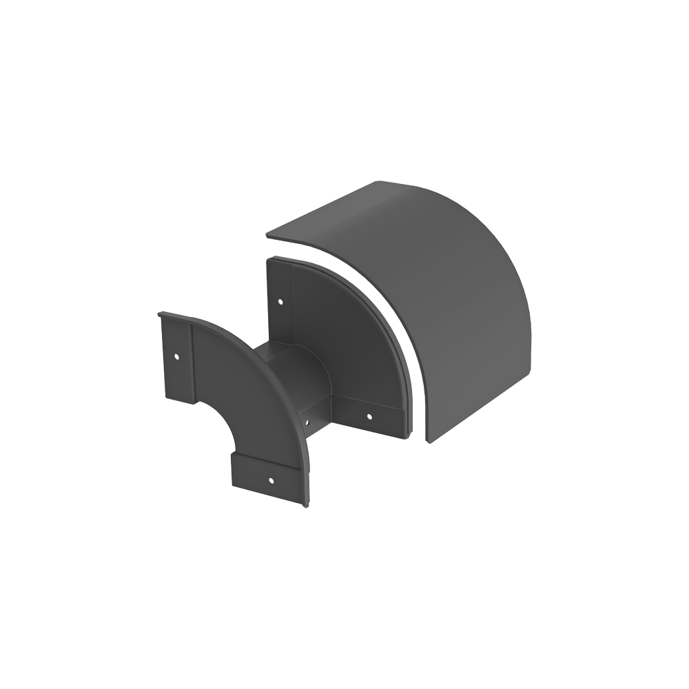 Raceways | Externally Covered Landing Elbow 200mm