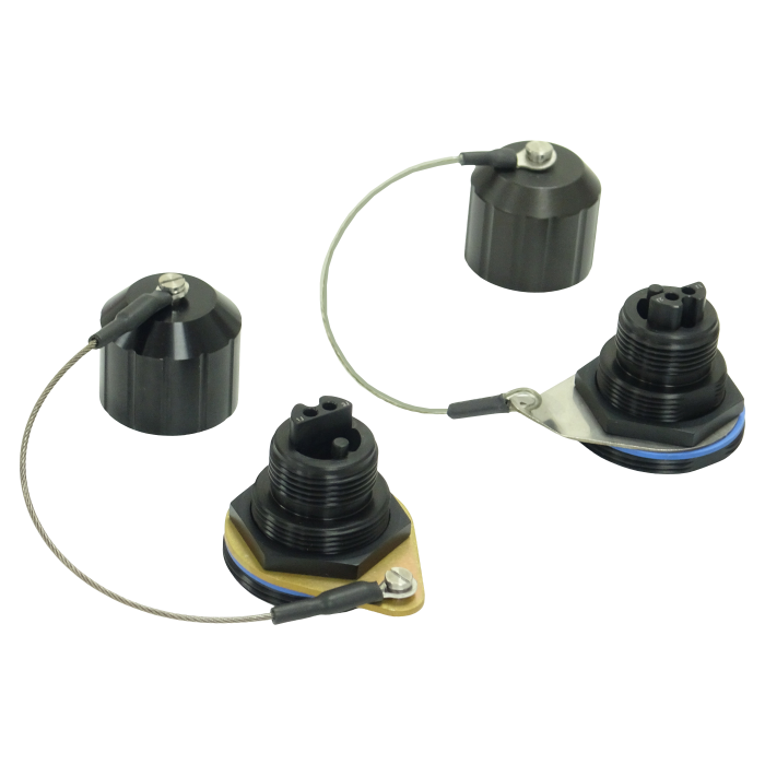 Receptacle Jam Nut for TACLight™ Hermaphroditic Fiber Optic Connector