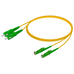 Samm Teknoloji - SC/APC-LSH/APC | Single Mode G657.A2 Duplex Patch Cord | 2.0x4.1mm (1) Samm Teknoloji - SC/APC-LSH/APC | Single Mode G657.A2 Duplex Patch Cord | 2.0x4.1mm (1)
