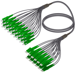 SC/APC-LC/APC | 24 Fiber Universal Fanout | Single Mode G657.A2 | 4.8/1.8mm