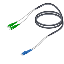 SC/APC-LC/UPC | Single Mode G657.A2 Çelik Korugeli FTTA Breakout | 7.0x2.85mm