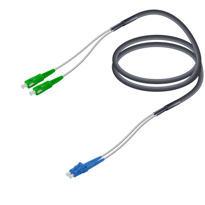 SC/APC-LC/UPC | Single Mode G657.A2 Çelik Korugeli FTTA Breakout | 7.0x2.85mm