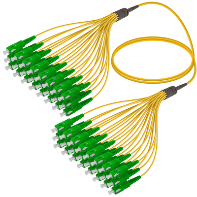 SC/APC-SC/APC | 24 Fiber Fanout | Single Mode G657.A2 | 3.0/1.8mm SC/APC-SC/APC | 24 Fiber Fanout | Single Mode G657.A2 | 3.0/1.8mm
