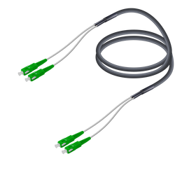 SC/APC-SC/APC | Single Mode G657.A2 Çelik Korugeli FTTA Breakout | 7.0x2.85mm