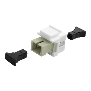 SC Simplex Keystone Coupler | w/ Clip - Thumbnail
