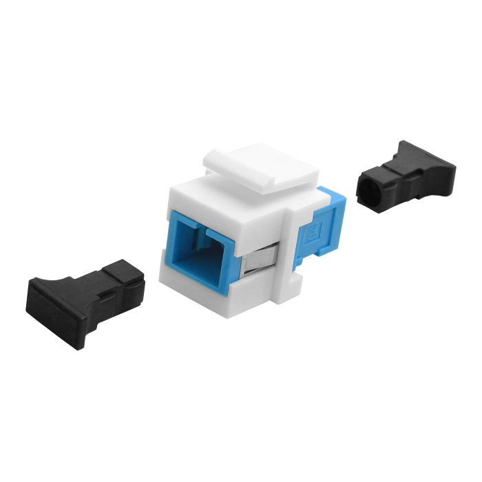 SC Simplex Keystone Coupler | w/ Clip