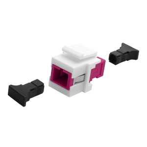 SC Simplex Keystone Coupler | w/ Clip - Thumbnail