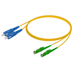 SC/UPC-LSH/APC | Single Mode G657.A2 Duplex Patch Cord | 2.0x4.1mm
