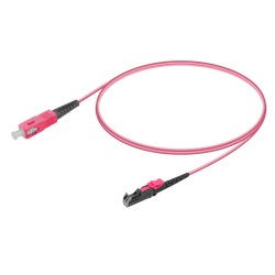 Samm Teknoloji - SC/UPC-LSH/UPC | Multi Mode G651.OM4 Simplex Patch Cord | 2.0mm Samm Teknoloji - SC/UPC-LSH/UPC | Multi Mode G651.OM4 Simplex Patch Cord | 2.0mm