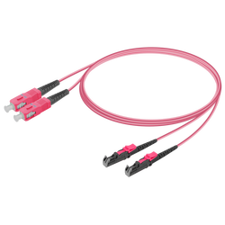 Samm Teknoloji - SC/UPC-LSH/UPC | Multi Mode G651.OM4 Duplex Patch Cord | 2.0x4.1mm Samm Teknoloji - SC/UPC-LSH/UPC | Multi Mode G651.OM4 Duplex Patch Cord | 2.0x4.1mm