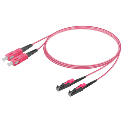 SC/UPC-LSH/UPC | Multi Mode G651.OM4 Duplex Patch Cord | 2.0x4.1mm SC/UPC-LSH/UPC | Multi Mode G651.OM4 Duplex Patch Cord | 2.0x4.1mm