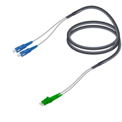 SC/UPC-LC/APC | Single Mode G657.A2 Çelik Korugeli FTTA Breakout | 7.0x2.85mm