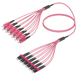 Samm Teknoloji - SC/UPC-LC/UPC | 12 Fibers Fanout | Multi Mode G651.OM4 | 3.0/1.8mm Samm Teknoloji - SC/UPC-LC/UPC | 12 Fibers Fanout | Multi Mode G651.OM4 | 3.0/1.8mm