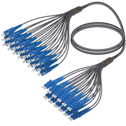 SC/UPC-LC/UPC | 24 Fiber Universal Fanout | Single Mode G657.A2 | 4.8/1.8mm - Thumbnail