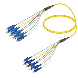 Samm Teknoloji - SC/UPC-LC/UPC | 8 Fiber Fanout | Single Mode G657.A2 | 3.0/0.9mm (1) Samm Teknoloji - SC/UPC-LC/UPC | 8 Fiber Fanout | Single Mode G657.A2 | 3.0/0.9mm (1)
