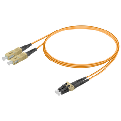 SC/UPC-LC/UPC | Multi Mode G651.OM2 Duplex Patch Cord | 2.0x4.1mm
