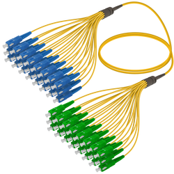 SC/UPC-SC/APC | 24 Fiber Fanout | Single Mode G657.A2 | 3.0/1.8mm - Thumbnail