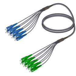 Samm Teknoloji - SC/UPC-SC/APC | 8 Fiber Universal Fanout | Single Mode G657.A2 | 4.8/1.8mm Samm Teknoloji - SC/UPC-SC/APC | 8 Fiber Universal Fanout | Single Mode G657.A2 | 4.8/1.8mm