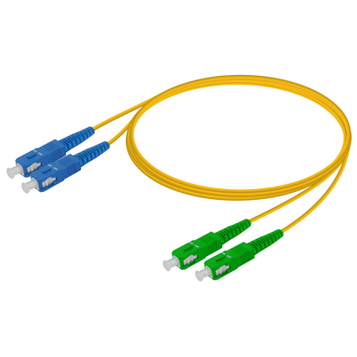 SC/UPC-SC/APC | Single Mode G657.A2 Duplex Patch Cord | 2.0x4.1mm SC/UPC-SC/APC | Single Mode G657.A2 Duplex Patch Cord | 2.0x4.1mm