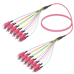 Samm Teknoloji - SC/UPC-SC/UPC | 12 Fiber Fanout | Multi Mode G651.OM4 | 3.0/0.9mm Samm Teknoloji - SC/UPC-SC/UPC | 12 Fiber Fanout | Multi Mode G651.OM4 | 3.0/0.9mm