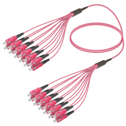 SC/UPC-SC/UPC | 12 Fiber Fanout | Multi Mode G651.OM4 | 3.0/1.8mm - Thumbnail