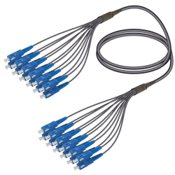 Samm Teknoloji - SC/UPC-SC/UPC | 12 Fiber Universal Fanout | Single Mode G657.A2 | 4.8/1.8mm Samm Teknoloji - SC/UPC-SC/UPC | 12 Fiber Universal Fanout | Single Mode G657.A2 | 4.8/1.8mm