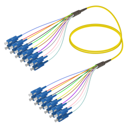 SC/UPC-SC/UPC | 12 Fibers Fanout | Single Mode G657.A2 | 3.0/0.9mm - Thumbnail