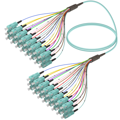 SC/UPC-SC/UPC | 24 Fiber Fanout | Multi Mode G651.OM3 | 3.0/0.9mm