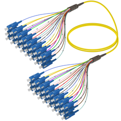 SC/UPC-SC/UPC | 24 Fiber Fanout | Single Mode G657.A2 | 3.0/0.9mm - Thumbnail