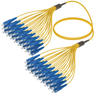 SC/UPC-SC/UPC | 24 Fiber Fanout | Single Mode G657.A2 | 3.0/1.8mm SC/UPC-SC/UPC | 24 Fiber Fanout | Single Mode G657.A2 | 3.0/1.8mm