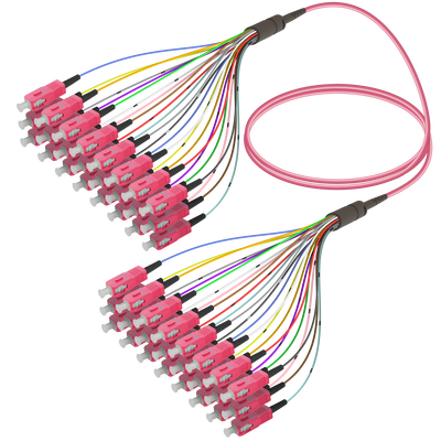 SC/UPC-SC/UPC | 24 Fibers Fanout | Multi Mode G651.OM4 | 3.0/0.9mm SC/UPC-SC/UPC | 24 Fibers Fanout | Multi Mode G651.OM4 | 3.0/0.9mm