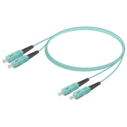 SC/UPC-SC/UPC | Multi Mode G651.OM3 Duplex Patch Cord | 2.0x4.1mm SC/UPC-SC/UPC | Multi Mode G651.OM3 Duplex Patch Cord | 2.0x4.1mm