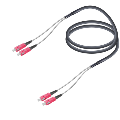 SC/UPC-SC/UPC | Multi Mode G651.OM4 Çelik Korugeli FTTA Breakout | 7.0x2.85mm