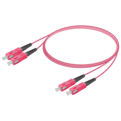 SC/UPC-SC/UPC | Multi Mode G651.OM4 Duplex Patch Cord | 2.0x4.1mm - Thumbnail