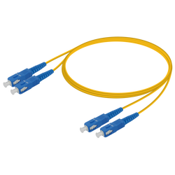 Samm Teknoloji - SC/UPC-SC/UPC | Single Mode G657.A2 Duplex Patch Cord | 2.0x4.1mm Samm Teknoloji - SC/UPC-SC/UPC | Single Mode G657.A2 Duplex Patch Cord | 2.0x4.1mm
