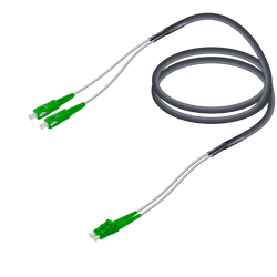 SC/APC-LC/APC | Single Mode G657.A2 Corrugated Steel FTTA Breakout | 7.0x2.85mm