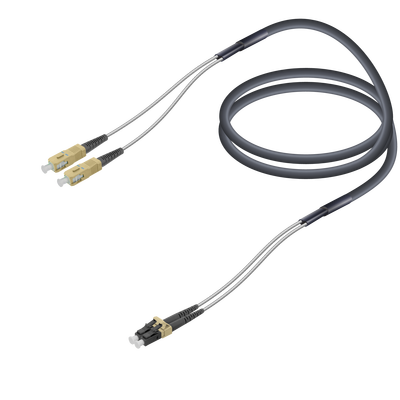 SC/UPC-LC/UPC | Multi Mode G651.OM2 Corrugated Steel FTTA Breakout | 7.0x2.85mm SC/UPC-LC/UPC | Multi Mode G651.OM2 Corrugated Steel FTTA Breakout | 7.0x2.85mm