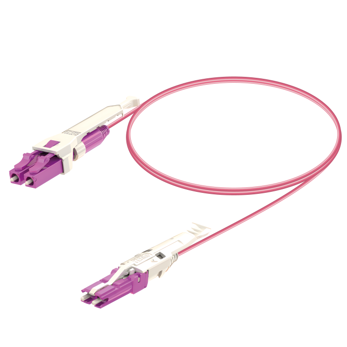 Senko CS/UPC-LC/UPC | Multi-mode G651.OM4 Uniboot Duplex Patch Cord | 2.0mm Senko CS/UPC-LC/UPC | Multi-mode G651.OM4 Uniboot Duplex Patch Cord | 2.0mm