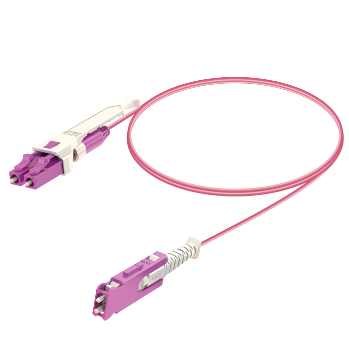 Senko SN/UPC-LC/UPC | Multi-mode G651.OM4 Uniboot Duplex Patch Cord | 2.0mm Senko SN/UPC-LC/UPC | Multi-mode G651.OM4 Uniboot Duplex Patch Cord | 2.0mm