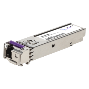  - SFP 1GbE BiDi (Downstream TX1490/RX1310), 10km, Single-Mode, Industrial Temp Fiber Optic Transceiver