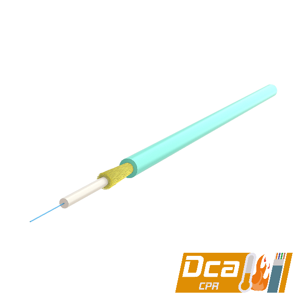 Simplex Fiber Optic Cable 2.0mm | I-V(ZN)H 1x1 | CPR: Dca | 1000 meter  Simplex Fiber Optic Cable 2.0mm | I-V(ZN)H 1x1 | CPR: Dca | 1000 meter