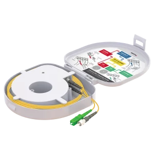 Through Type Fiber Optic OTDR Launch Box | Single Mode G657.A2 | SC APC/FC UPC | 1000 meters - Thumbnail