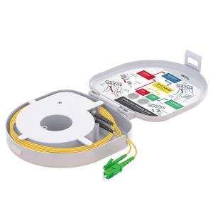 Through Type Fiber Optic OTDR Launch Box | Single Mode G657.A2 | SC APC/LC APC | 1000 meters Through Type Fiber Optic OTDR Launch Box | Single Mode G657.A2 | SC APC/LC APC | 1000 meters