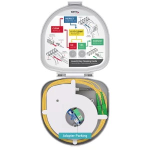 Through Type Fiber Optic OTDR Launch Box | Single Mode G657.A2 | SC APC/SC APC | 1000 meters - Thumbnail