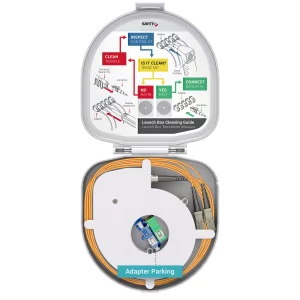 Through Type Fiber Optic OTDR Launch Box | Multi Mode G651.OM1 | SC UPC/SC UPC | 150 meters - Thumbnail