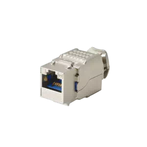 - TIA CAT6A Jack to Jack Keystone 90° | Shielded  - TIA CAT6A Jack to Jack Keystone 90° | Shielded