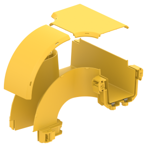 FDS_100mm Vertical Offset Drop (Body + Cover) - Thumbnail