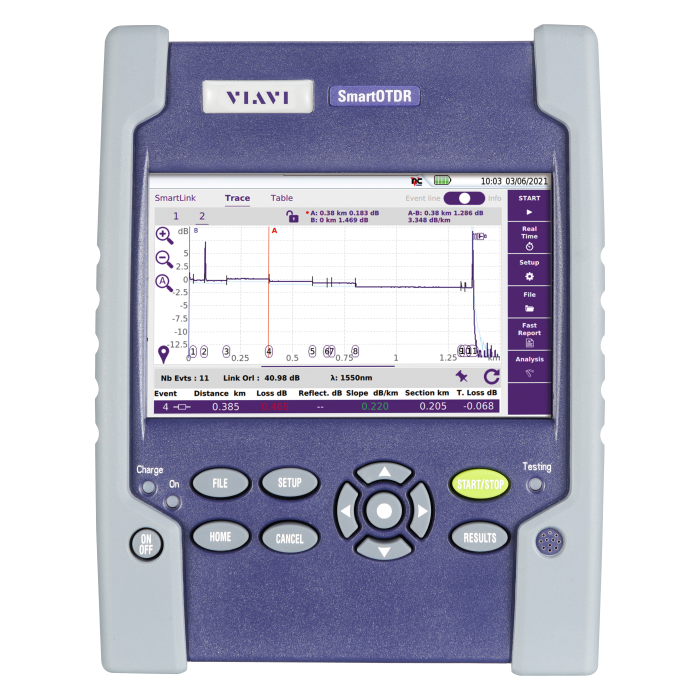 Smart OTDR 126A Single Mode OTDR