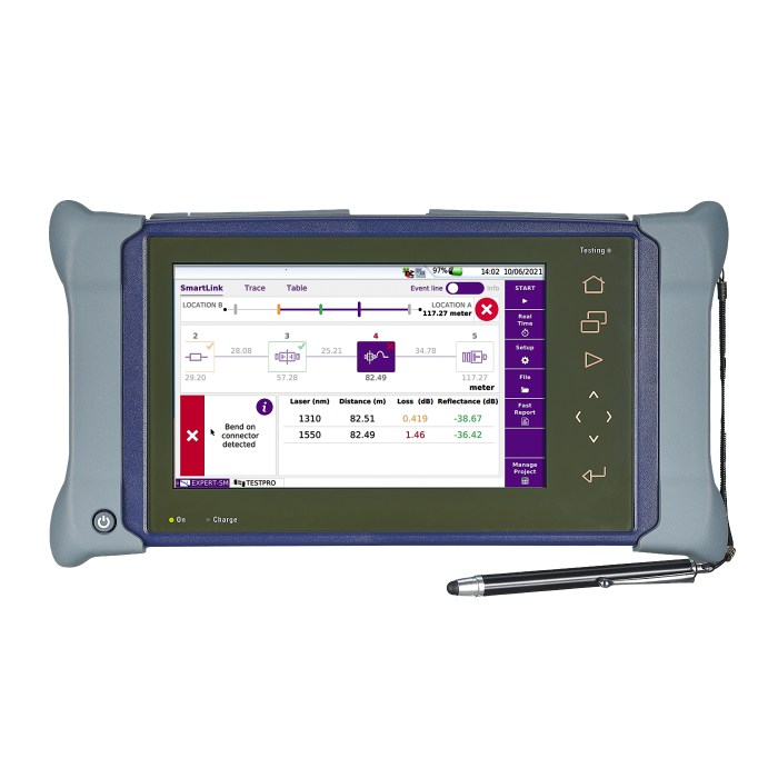 MTS-4000 OTDR + 4146 Quad Module (Single Mode + Multi Mode) MTS-4000 OTDR + 4146 Quad Module (Single Mode + Multi Mode)